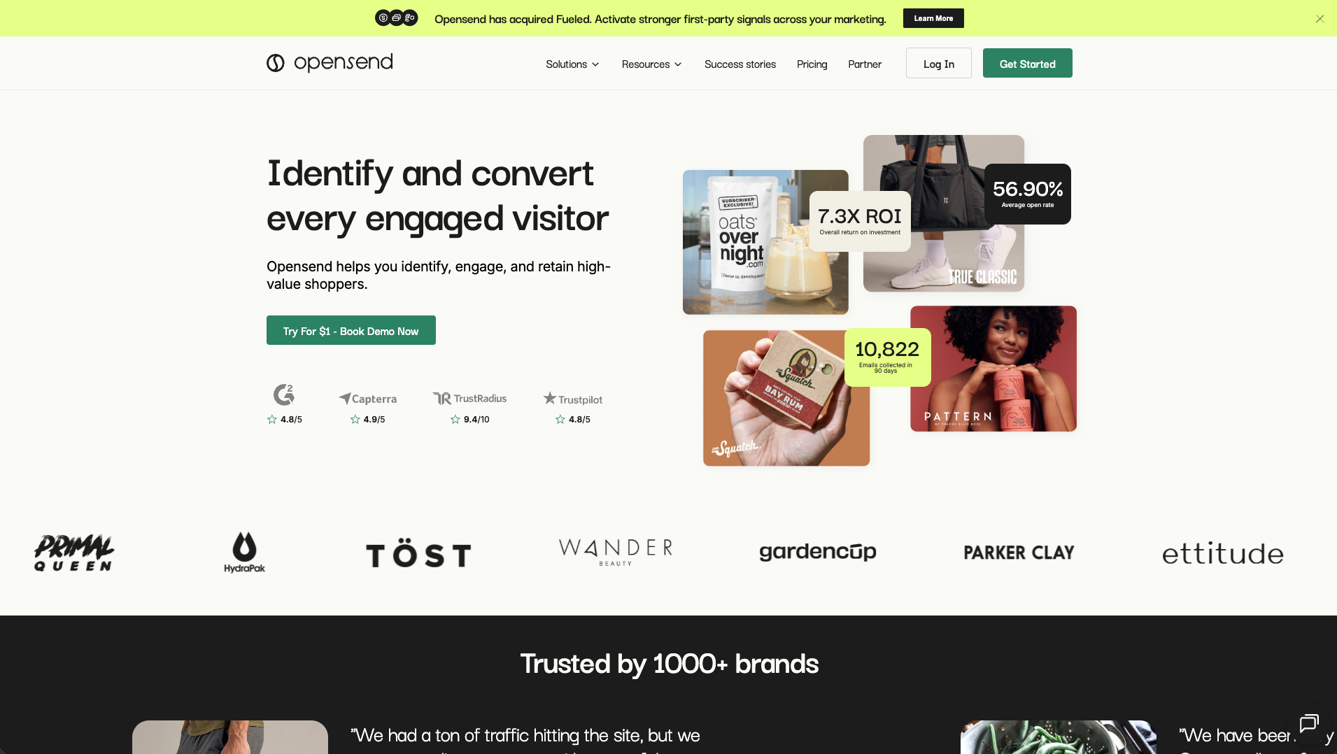 OpenSend product preview