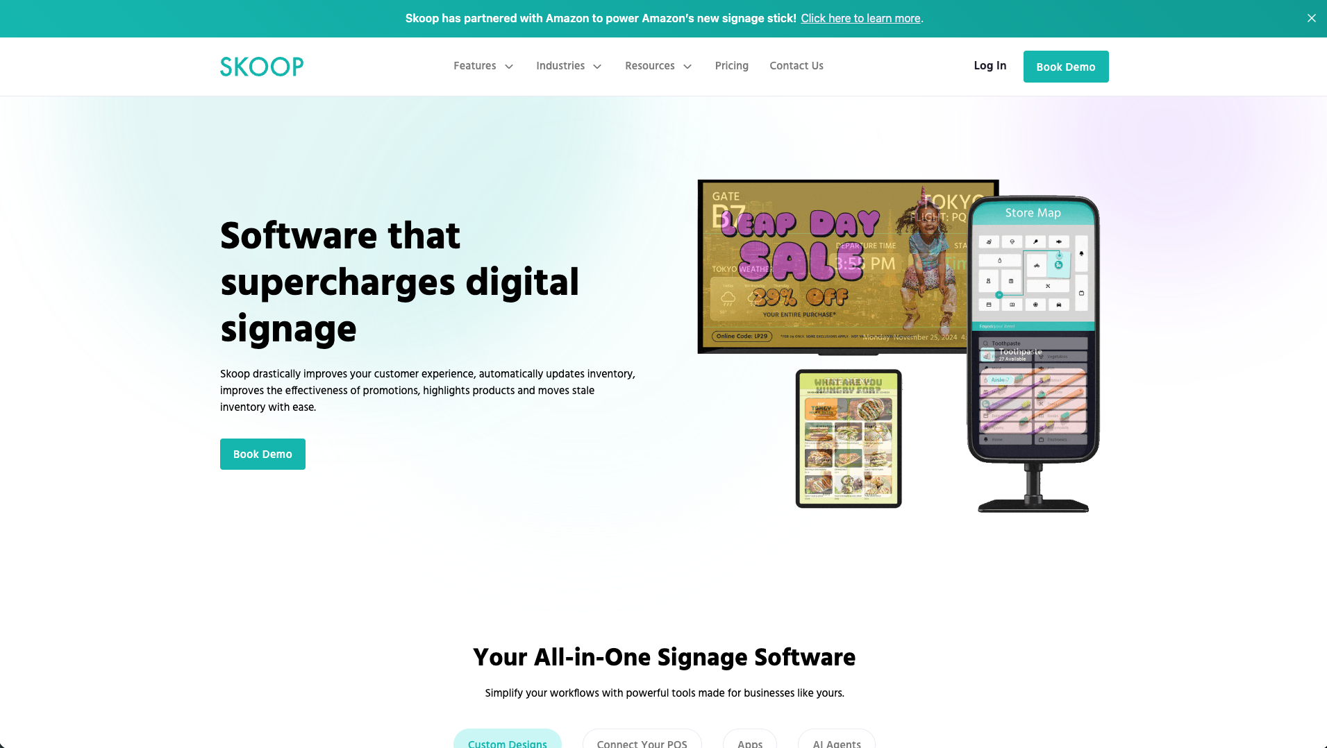 Skoop Signage product preview